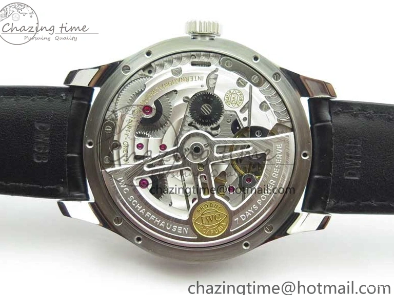 MIROTIME 0212 Portuguese Real PR Real Annual Calendar IW503510 ZF 1:1 Best Edition Green Dial on Black Leather Strap A QuickDry 7097